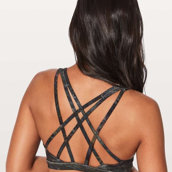 Lululemon Free to Be Serene Sports Bra Radiant Multi - Size 4 - Picture 2 of 5